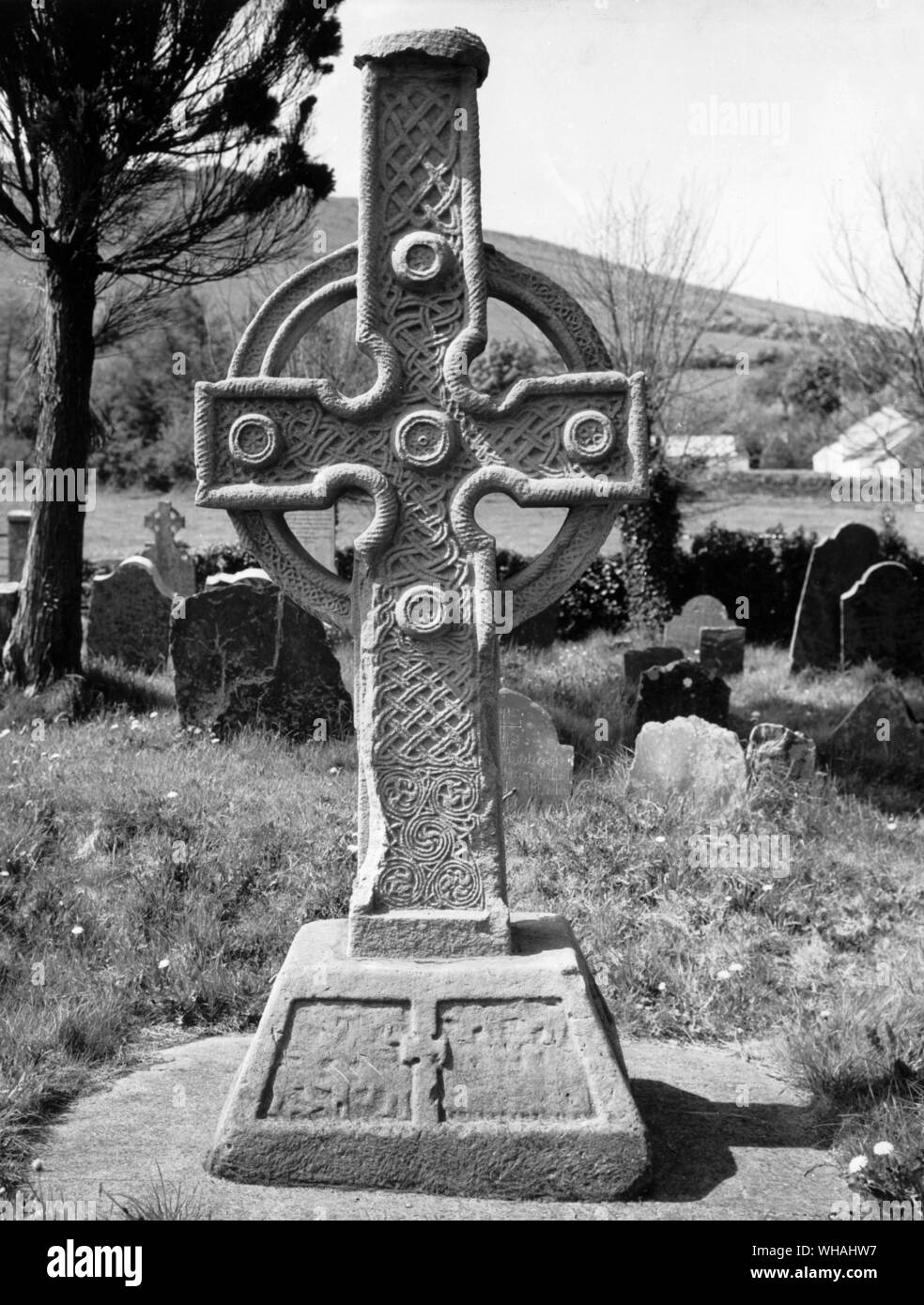 Tipperary. Ahenny. Croix du Sud / Est Banque D'Images