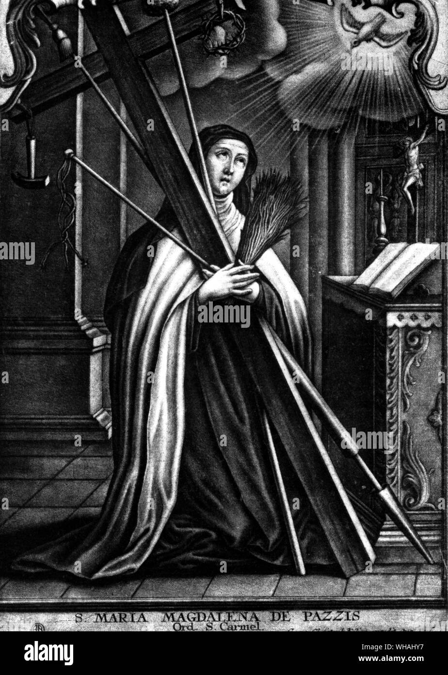 Sainte Maria Maddalena dei Pazzis. 1566-1607 Banque D'Images