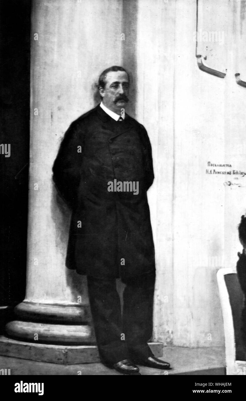 Alexandre Borodine. 1833-87. Alexander Porfiryevich Borodin, chimiste russe et compositeur ; compose le Prince Igor, dans les steppes de l'Asie centrale ; membre de l' 1833-1887 5 . . Banque D'Images