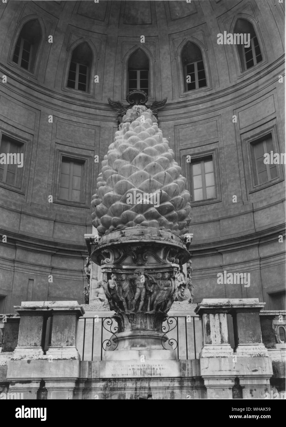 La fontaine de la Pigna Banque D'Images