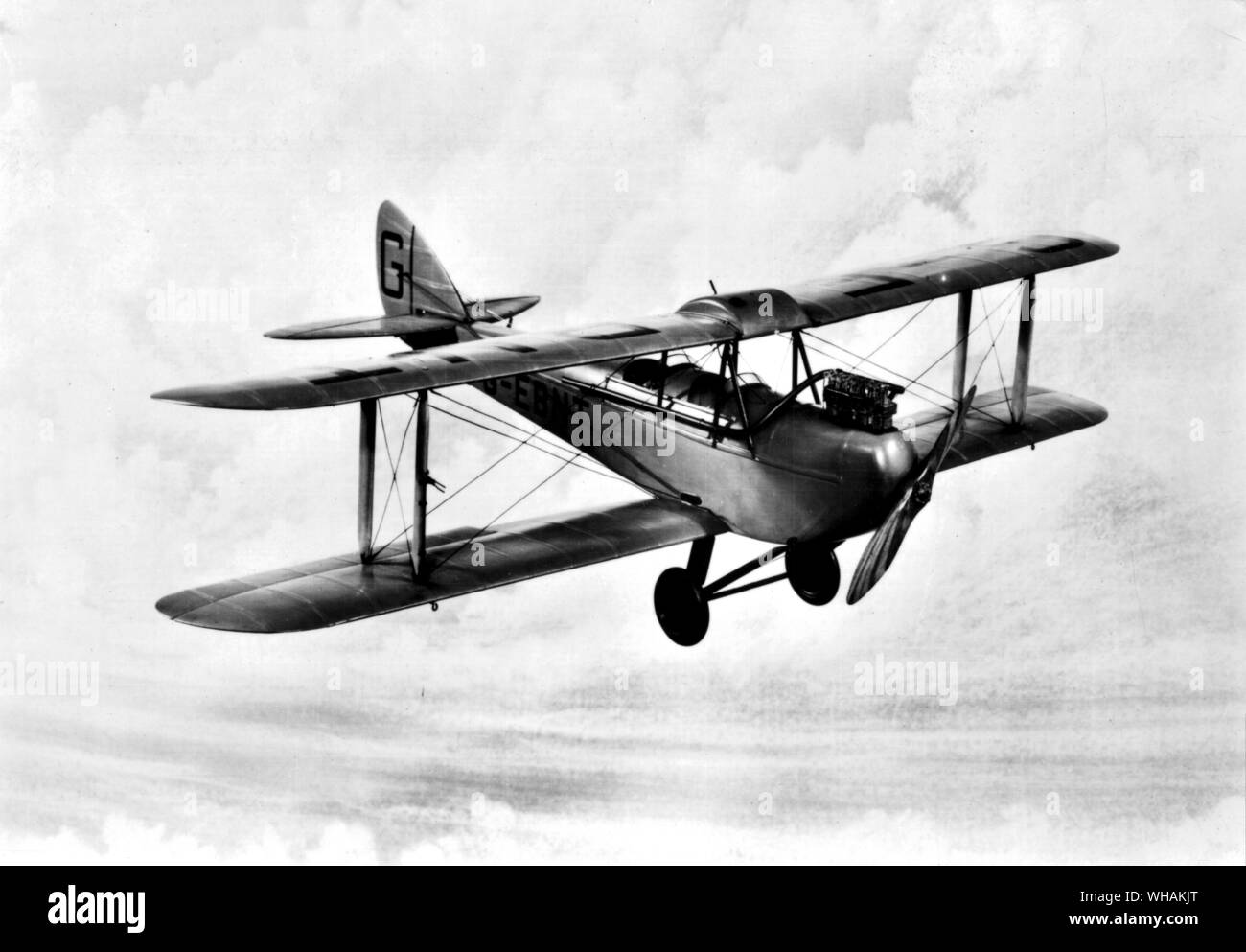 De Havilland DH 60 espèce de modèle. Le papillon est apparu pour la première fois en 1925 et a été chargé plus que tout autre avion léger pour la croissance de secteur volant dans ce pays Banque D'Images
