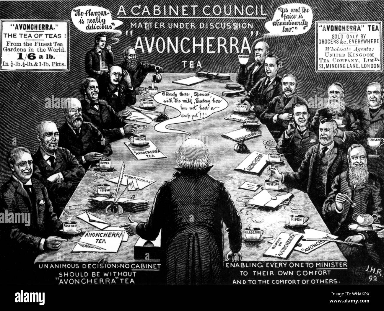 Illustrated London News. 18 février 1893. Plateau Avoncherra Banque D'Images