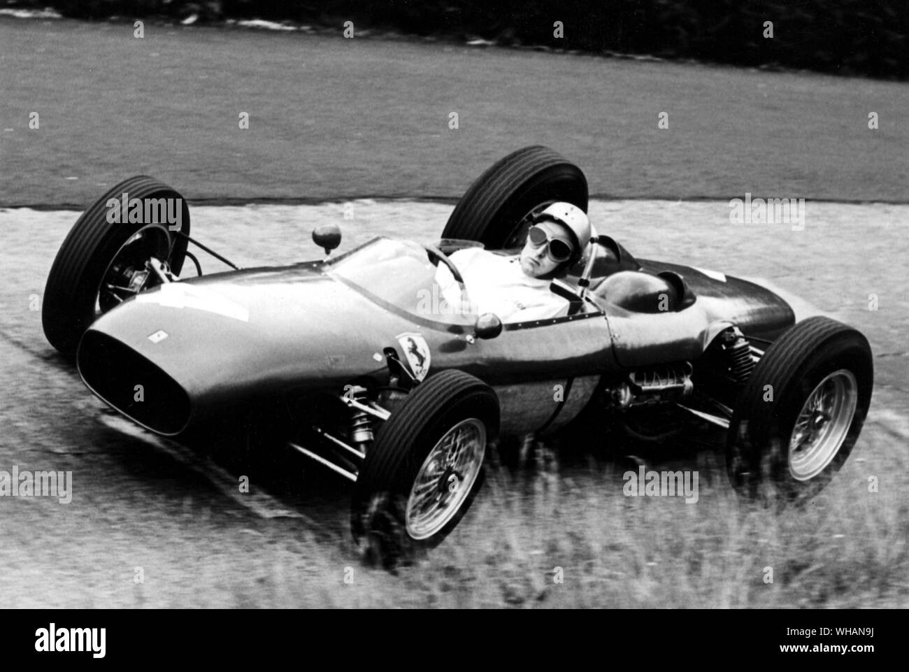 Cette voiture équipée d'un moteur V6 de valeur 24 sera Ferraris principal espoir au Grand prix d'Italie Banque D'Images