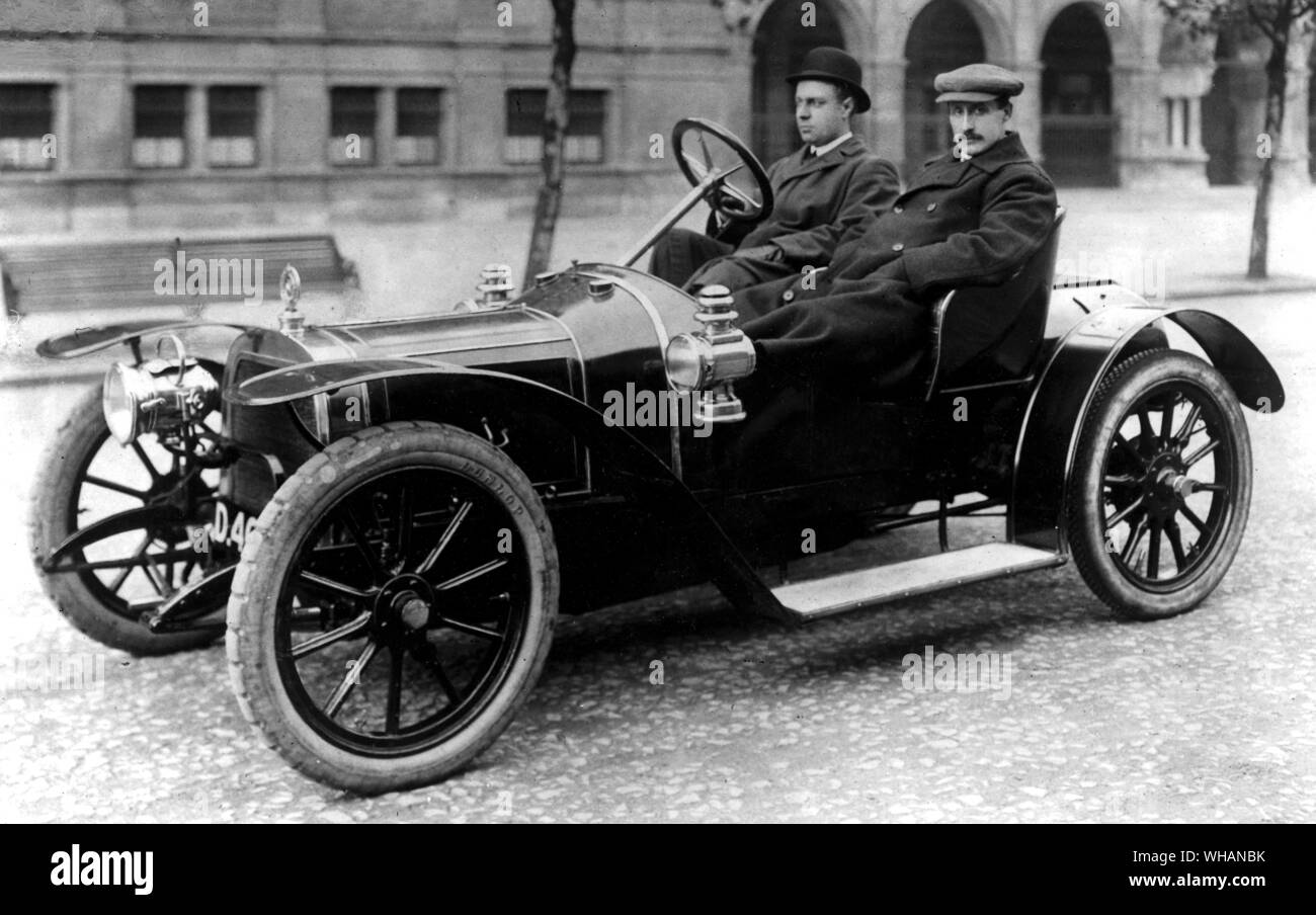 1909 Sirron 12/16 places deux hp. M. Norris au volant. . . . Banque D'Images