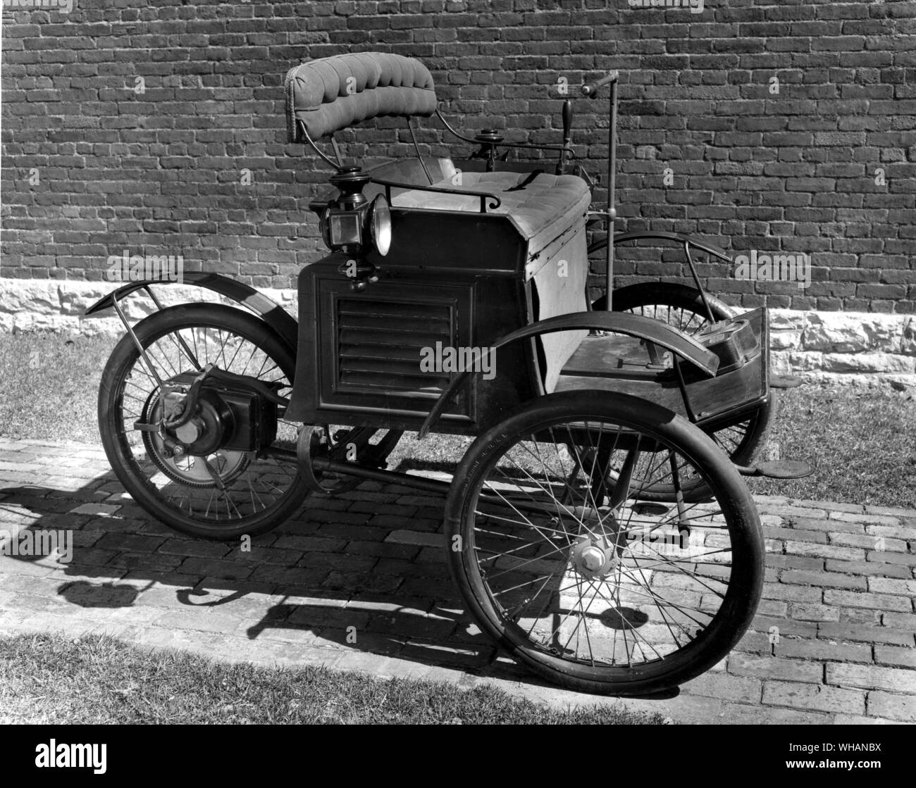1896 Rikev Tricycle électrique. . . Banque D'Images