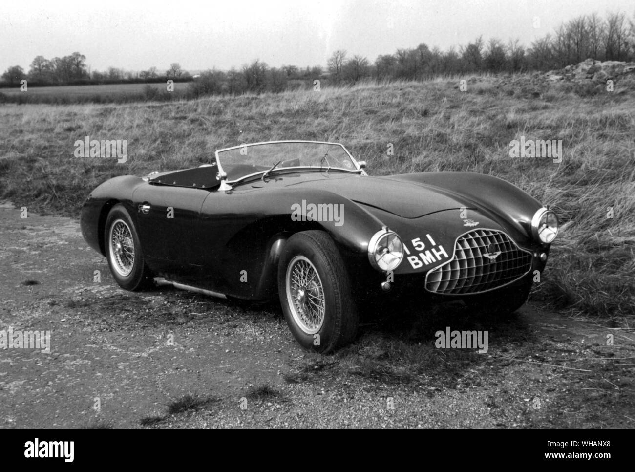 1953 Aston Martin DB3 voiture de sport pour le Manse G.N. Georgano Collection Banque D'Images