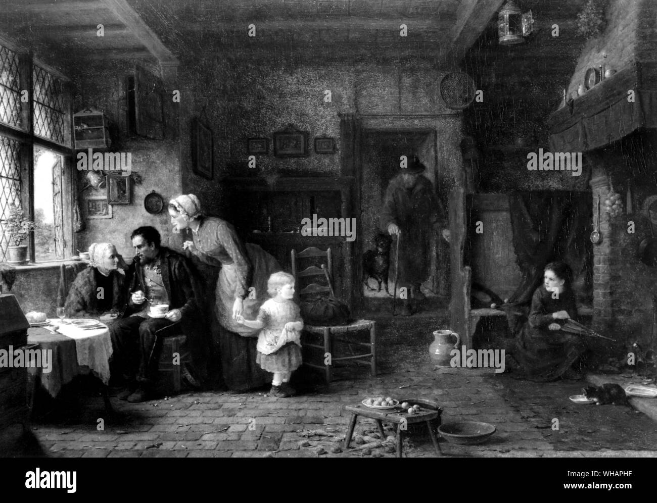 Accueil du Service. F D Hardy Banque D'Images
