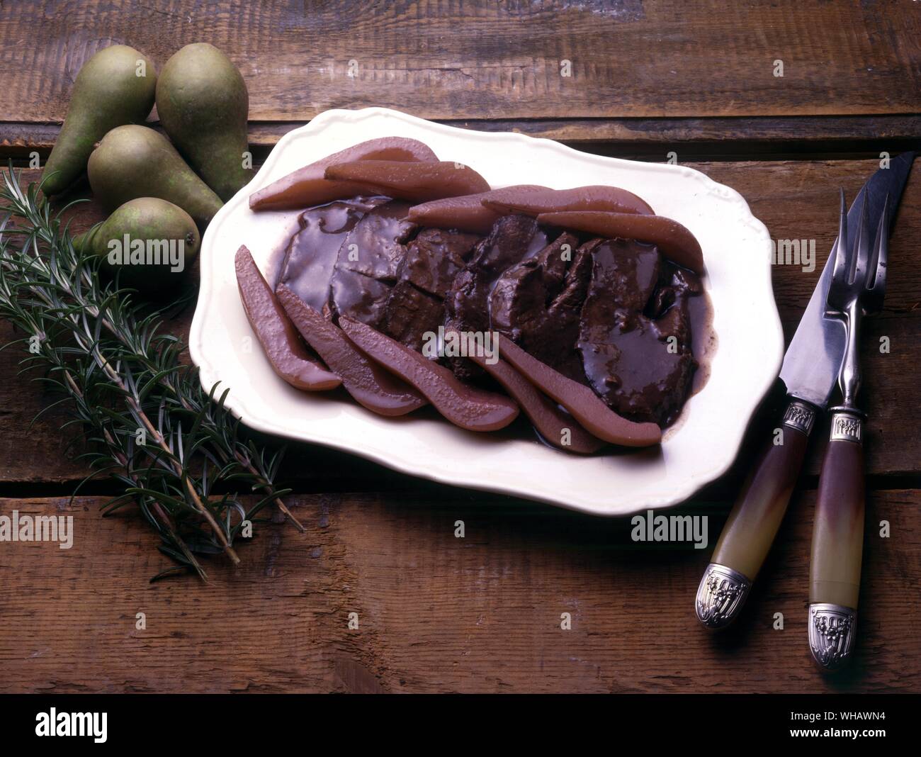 La Gigue de chevreuil . Haunch of Venison Banque D'Images