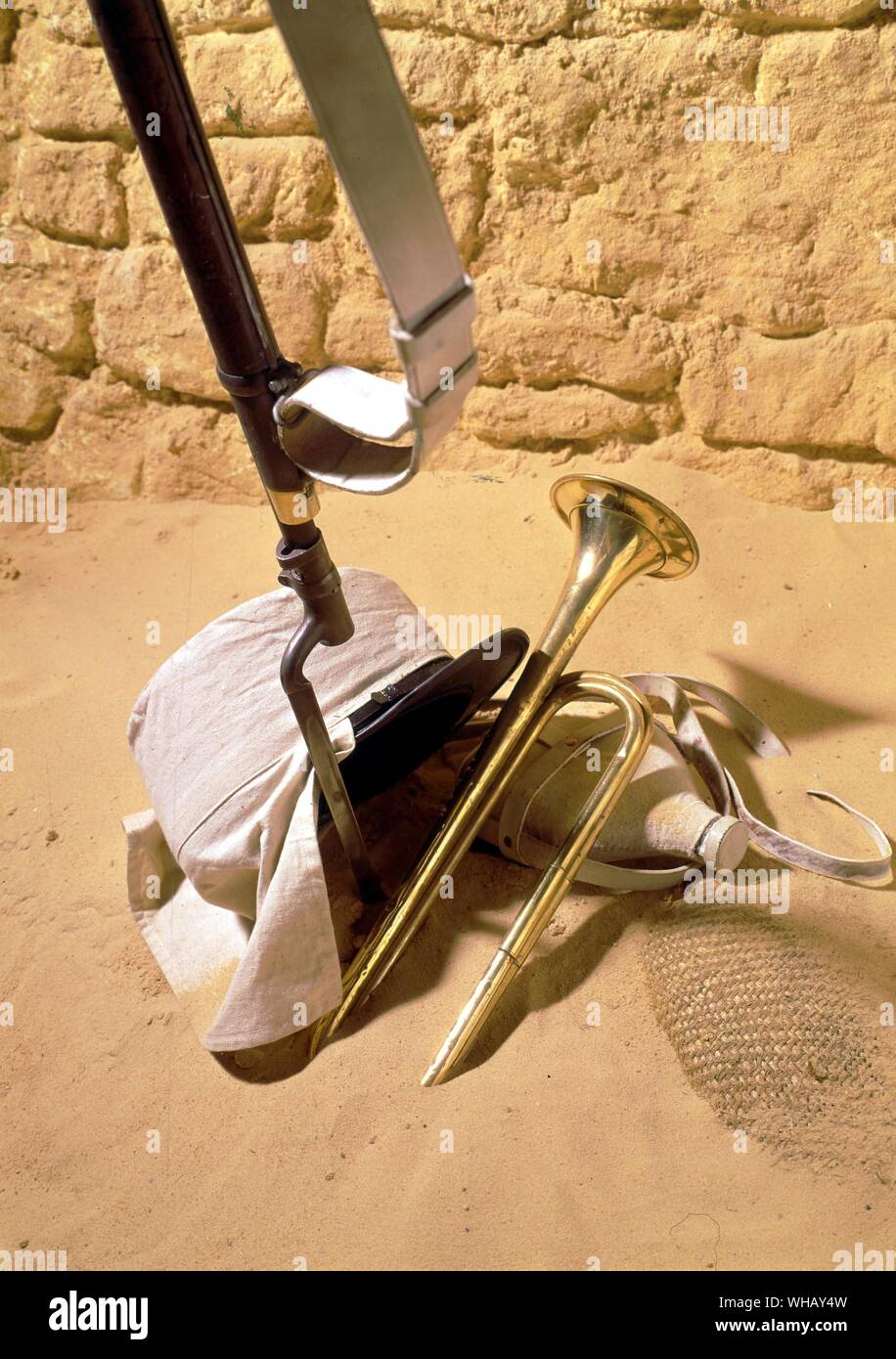 Militaria uniforme et de Légion étrangère. Légion étrangère avant. Banque D'Images