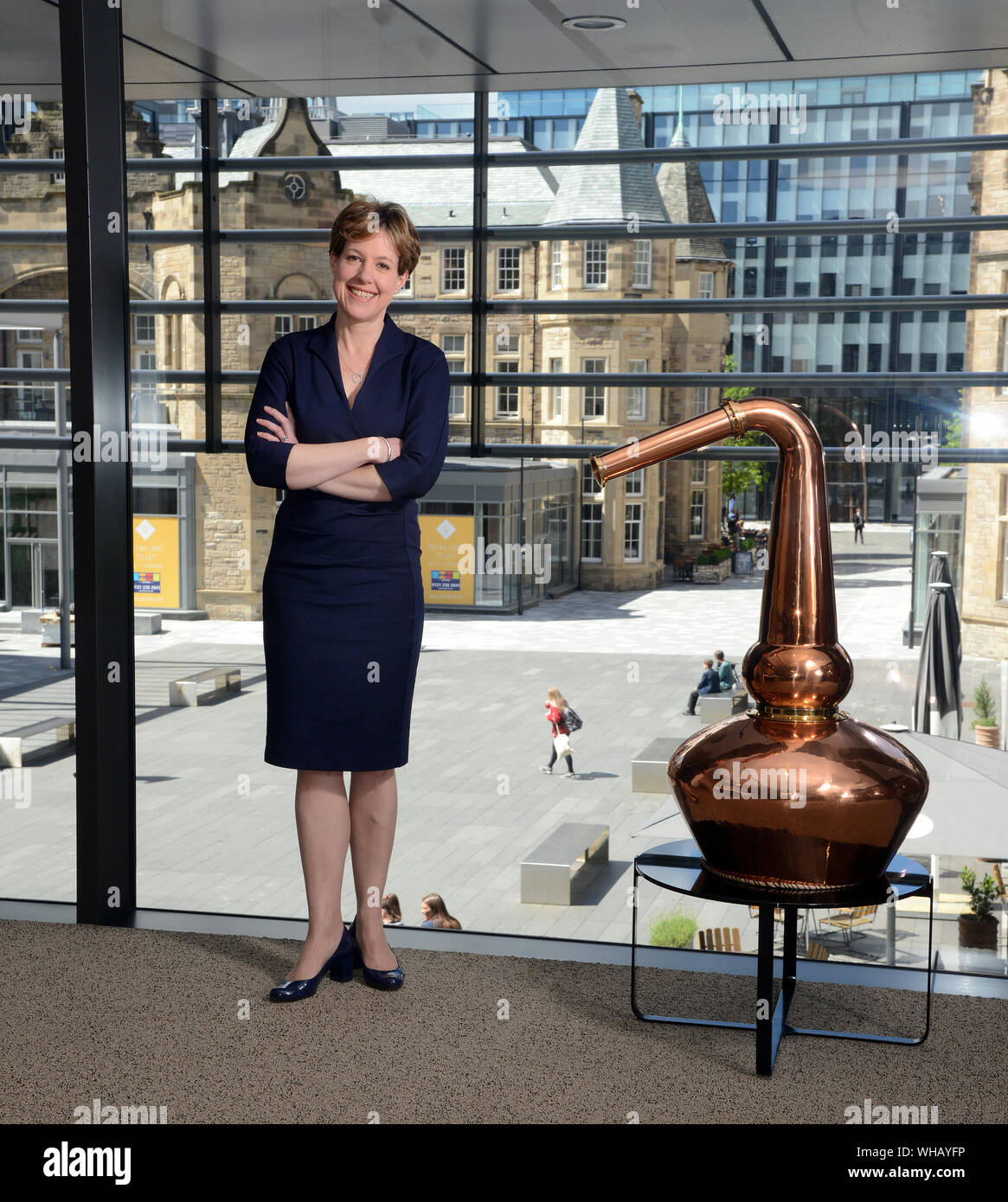 Karen Betts Président-directeur général de l'Association Scottish Whisky basée à Edinburgh, Ecosse, Royaume-Uni Banque D'Images