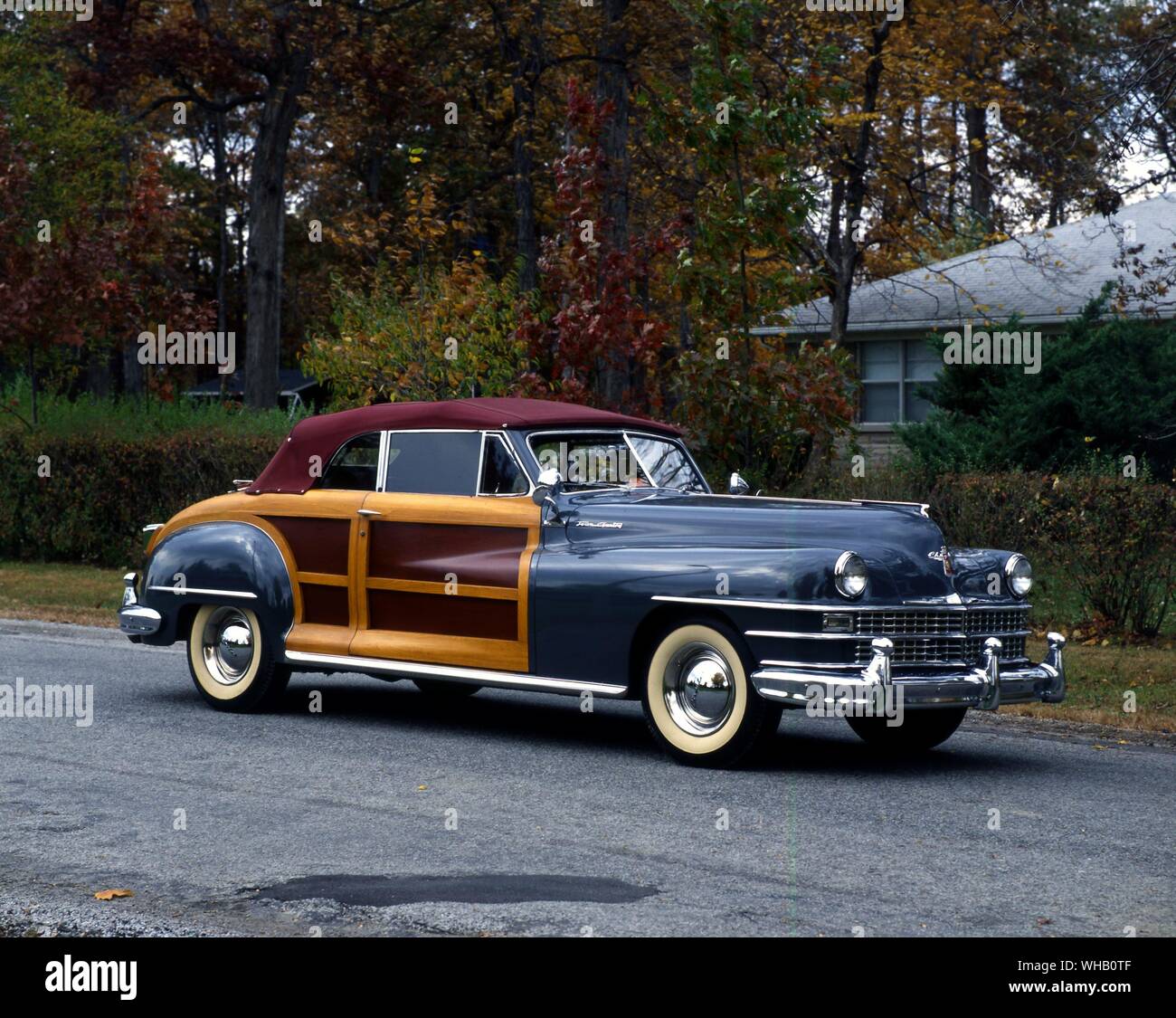 1948 Chrysler Town & Country convertible Banque D'Images