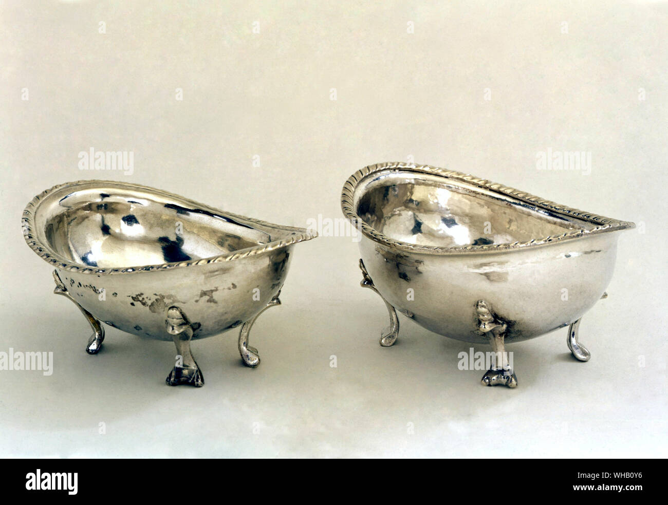 Sauce paire de bateaux, Venise, 2e moitié 17e siècle.. Victoria & Albert Museum, Londres. Banque D'Images