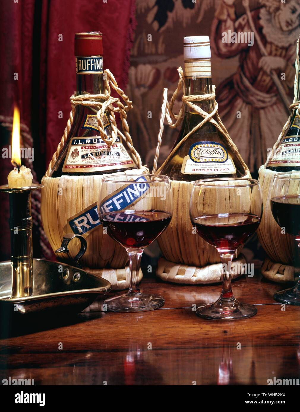 Verre italien. Banque D'Images