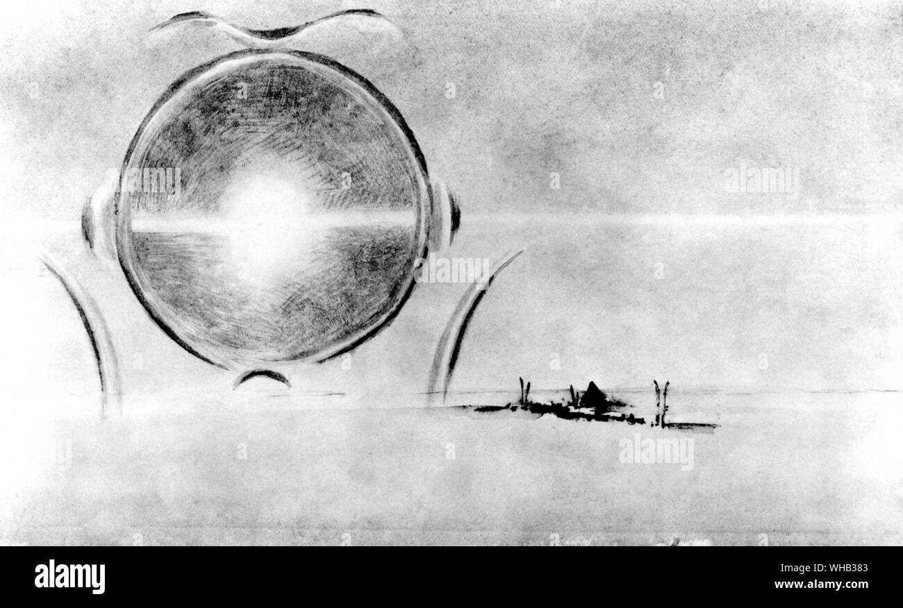 Les ombres de la terre 1903 printemps par Edward Wilson Banque D'Images