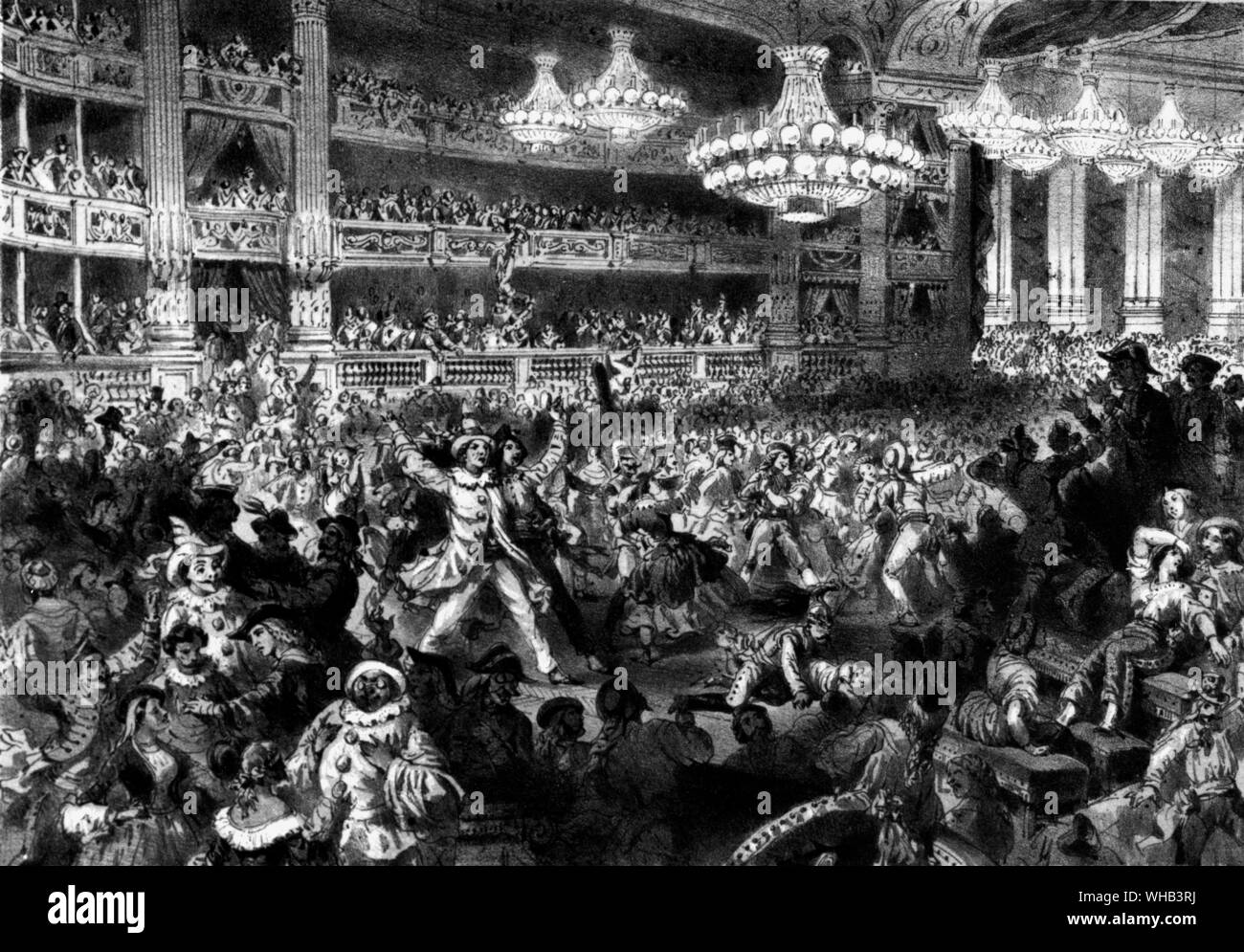 Un bal à l'Opéra. Paris, France Banque D'Images