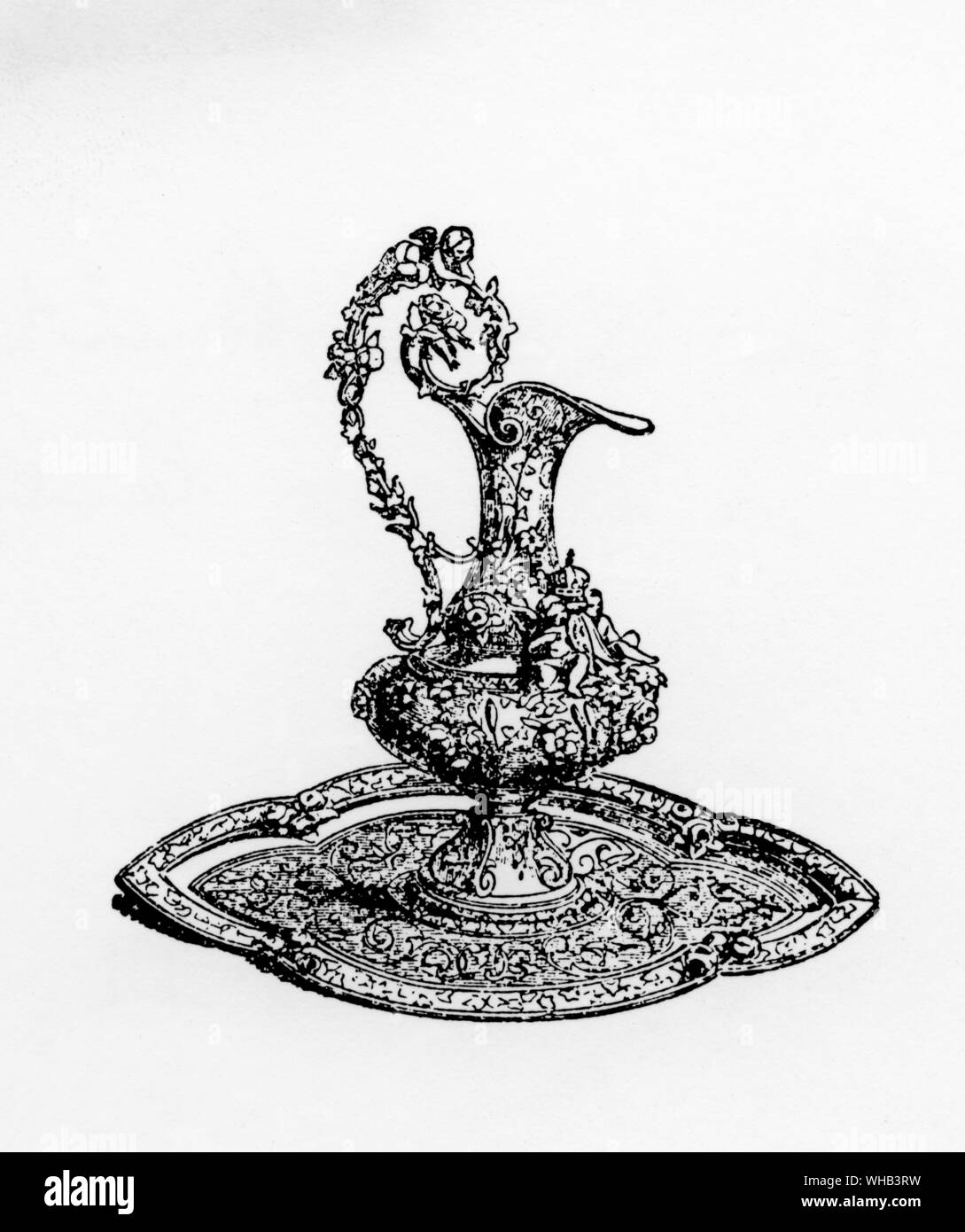 Illustration d'une cruche Banque D'Images