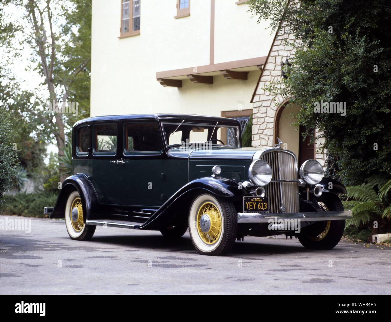 Voiture 1931 - Air cooled Walker corsé Franklin ST 6. Banque D'Images