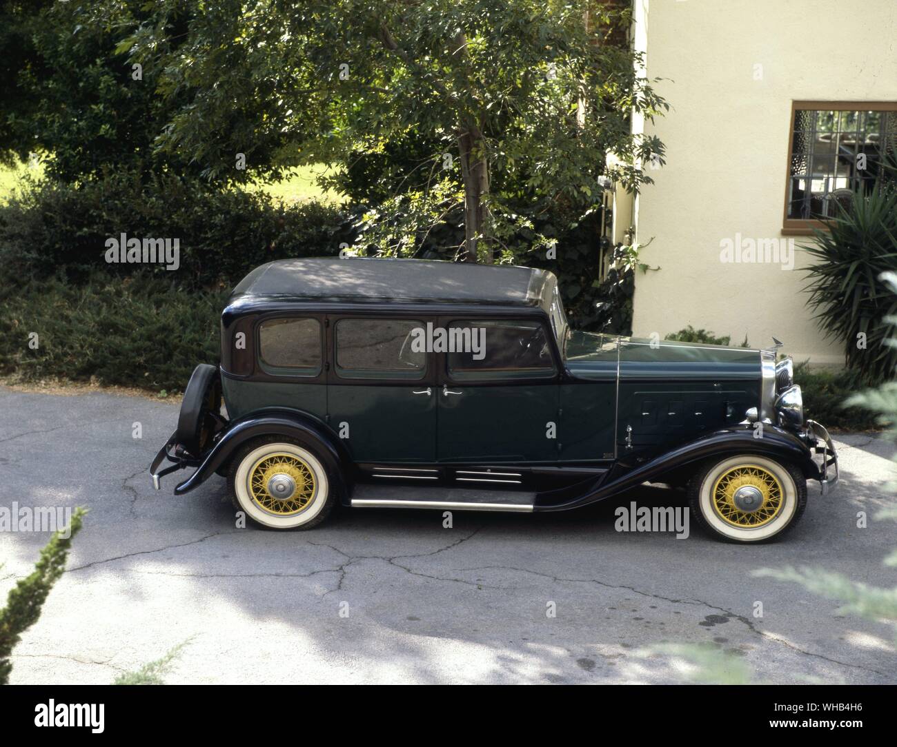 Voiture 1931 - Air cooled Walker corsé Franklin ST 6. Banque D'Images