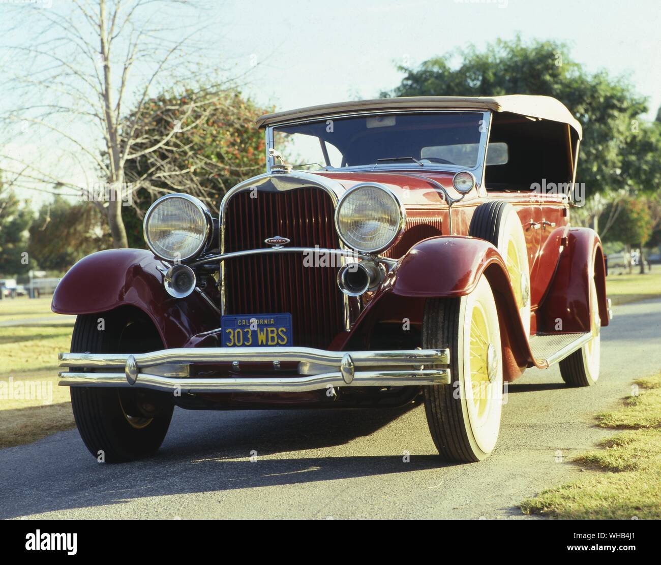 1931 Lincoln Model K - voiture Phaeton Sport quatre portes tableau de duel - Dans la mythologie grecque, Phaëton ou phaéton est le fils d'Hélios (Phoebus, la brillante) . Banque D'Images