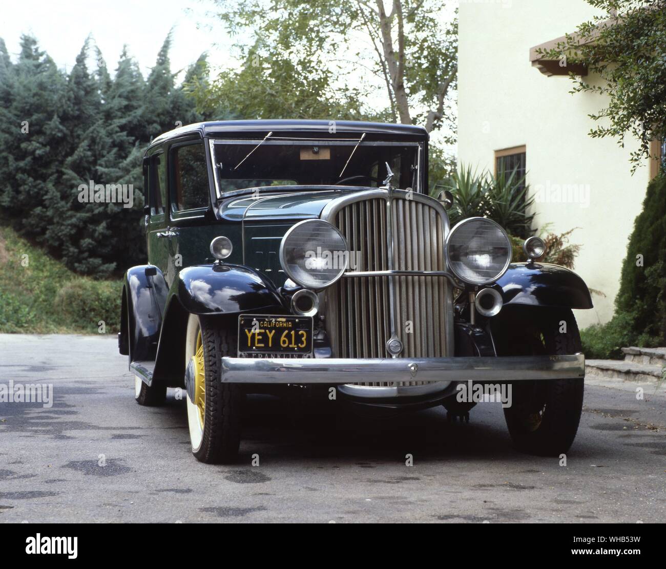 Voiture 1931 - Air cooled Walker corsé Franklin ST 6. Banque D'Images
