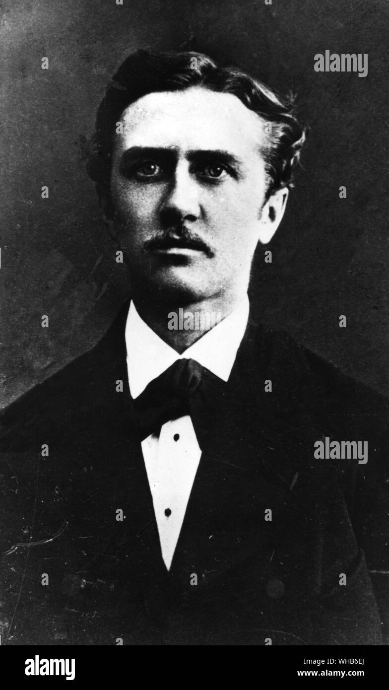 Alexander Murdoch Mackay de l'Ouganda. Né en Écosse, le 13 octobre 1849 , morts du paludisme en Ouganda le 4 février , 1890 . Banque D'Images