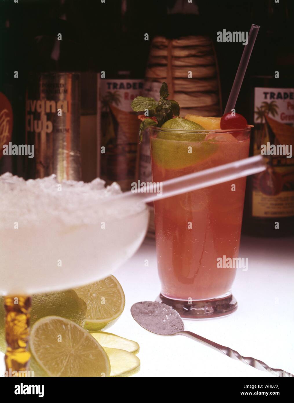 Cocktail Tropical. Banque D'Images