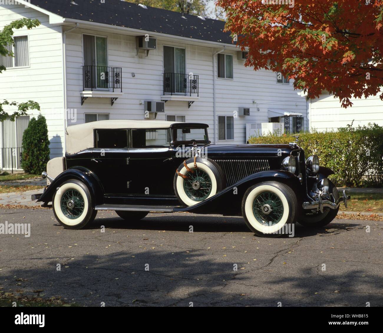 Transports Transport routier 1932. Auburn 12-161une berline Phaeton. . Banque D'Images