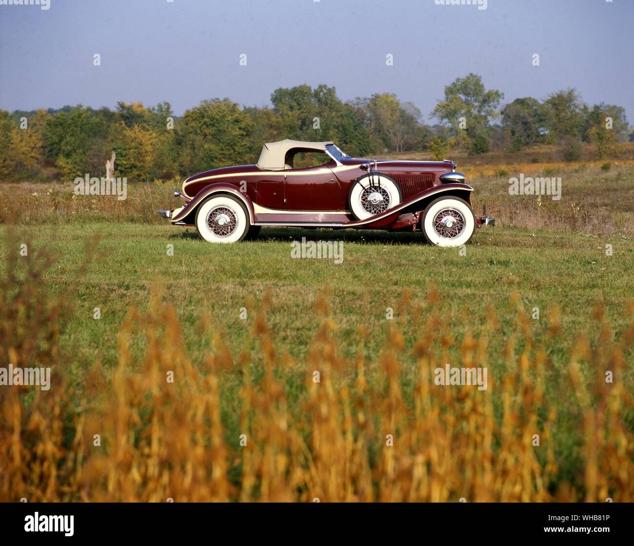 Transports Transport routier 1931. Auburn Boattail Speedster 8-89-A. Banque D'Images