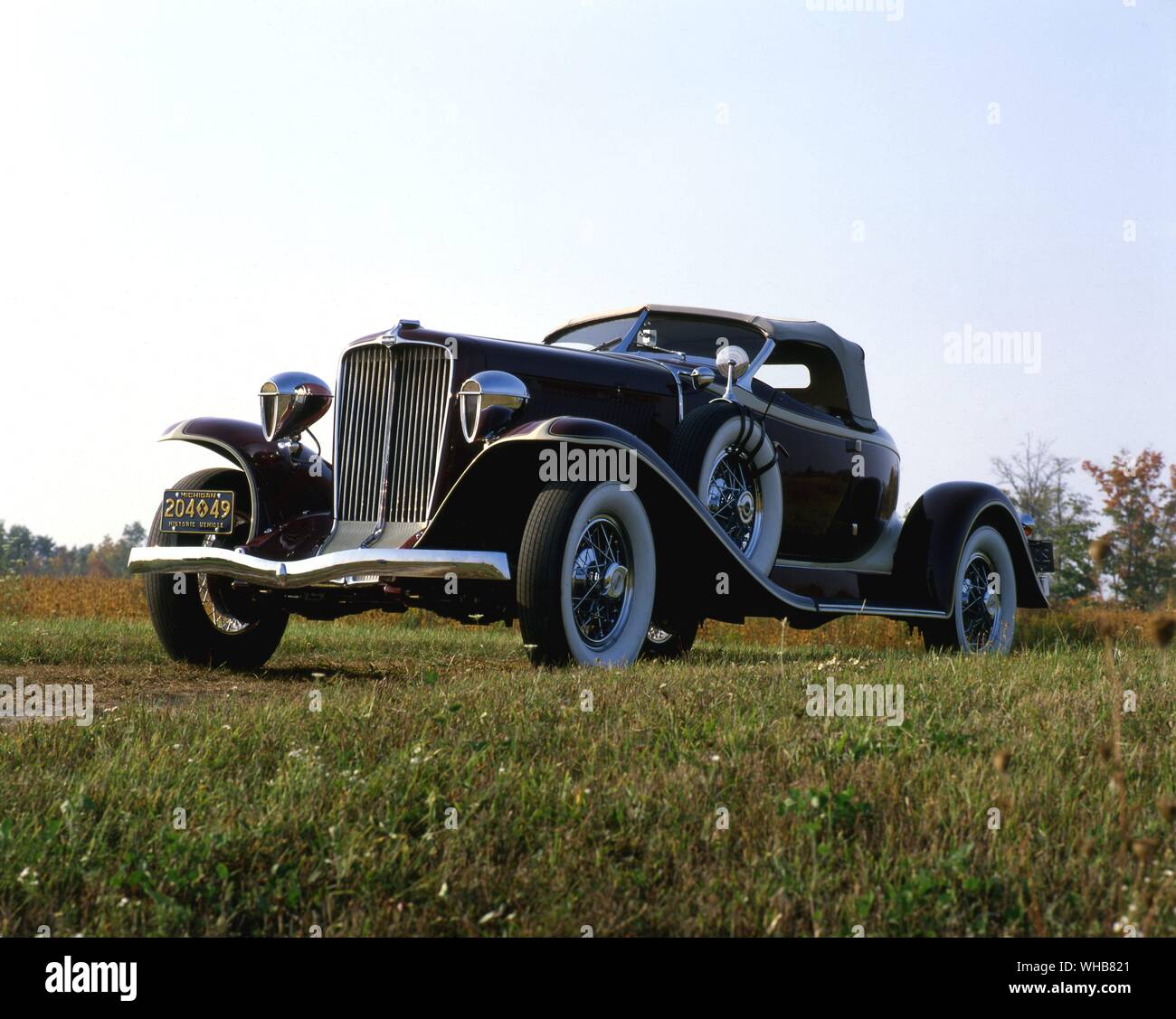 Transports Transport routier 1931. Auburn Boattail Speedster 8-89-A. Banque D'Images