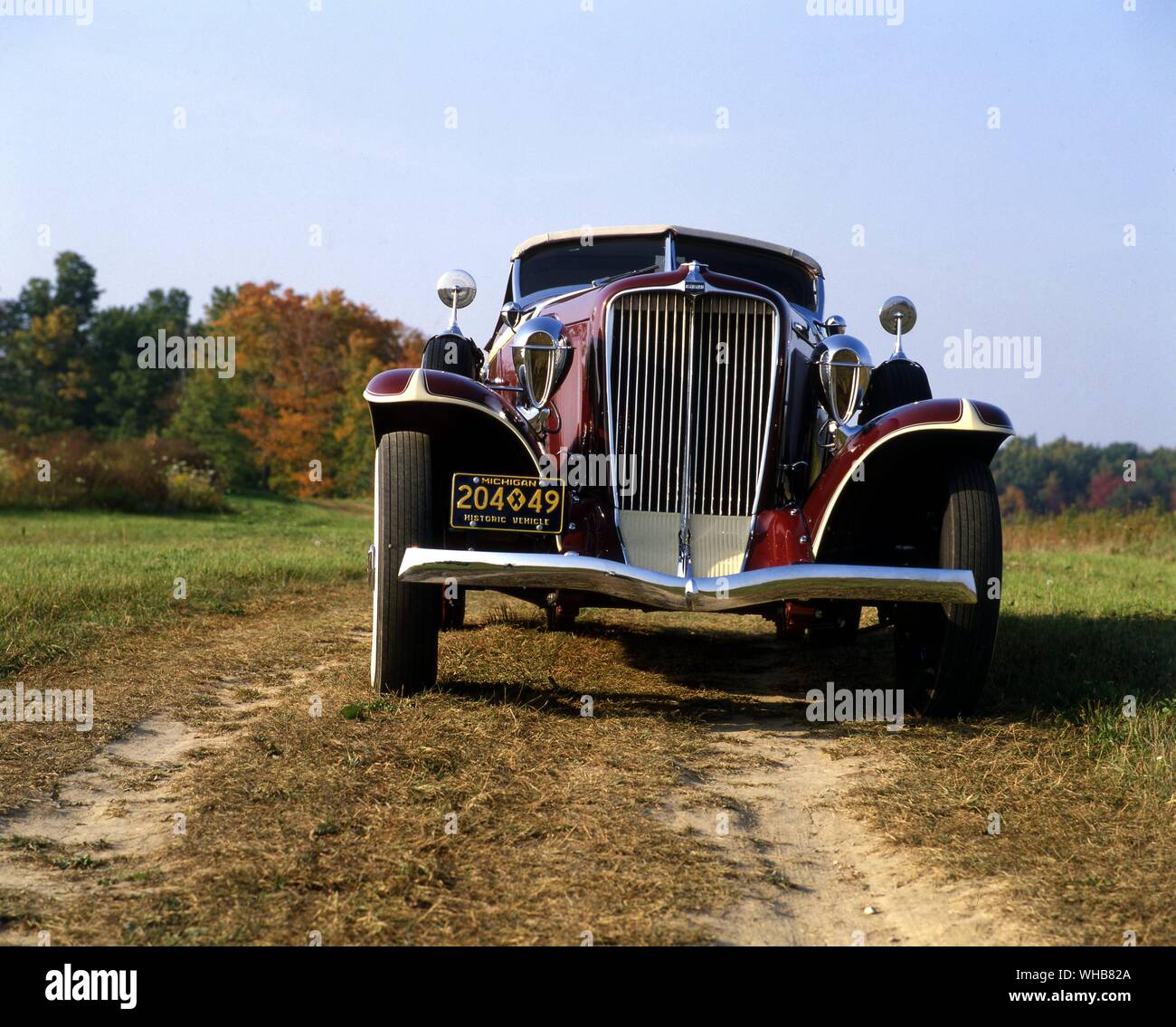 Transports Transport routier 1931. Auburn Boattail Speedster 8-89-A. Banque D'Images