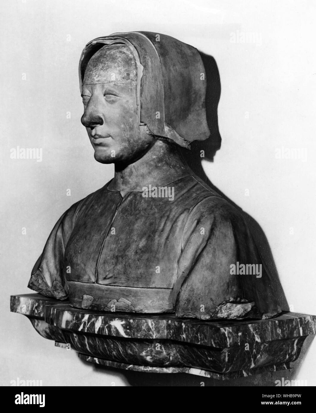 Mme la Regente ou Louise de Savoie 1476 - 1531 Francois , mère , à partir d'un buste présumé par une sculpture française contemporaine Banque D'Images