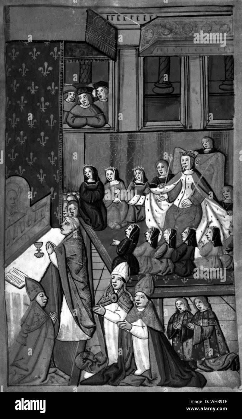 Le couronnement de reine Claude à Saint-Denis de la Couronnement de la Reine Claude 1518. 10 Mai 1517 Banque D'Images Le couronnement de reine Claude à Saint-Denis de la Couronnement de la Reine Claude 1518. 10 Mai 1517 Banque D'Images