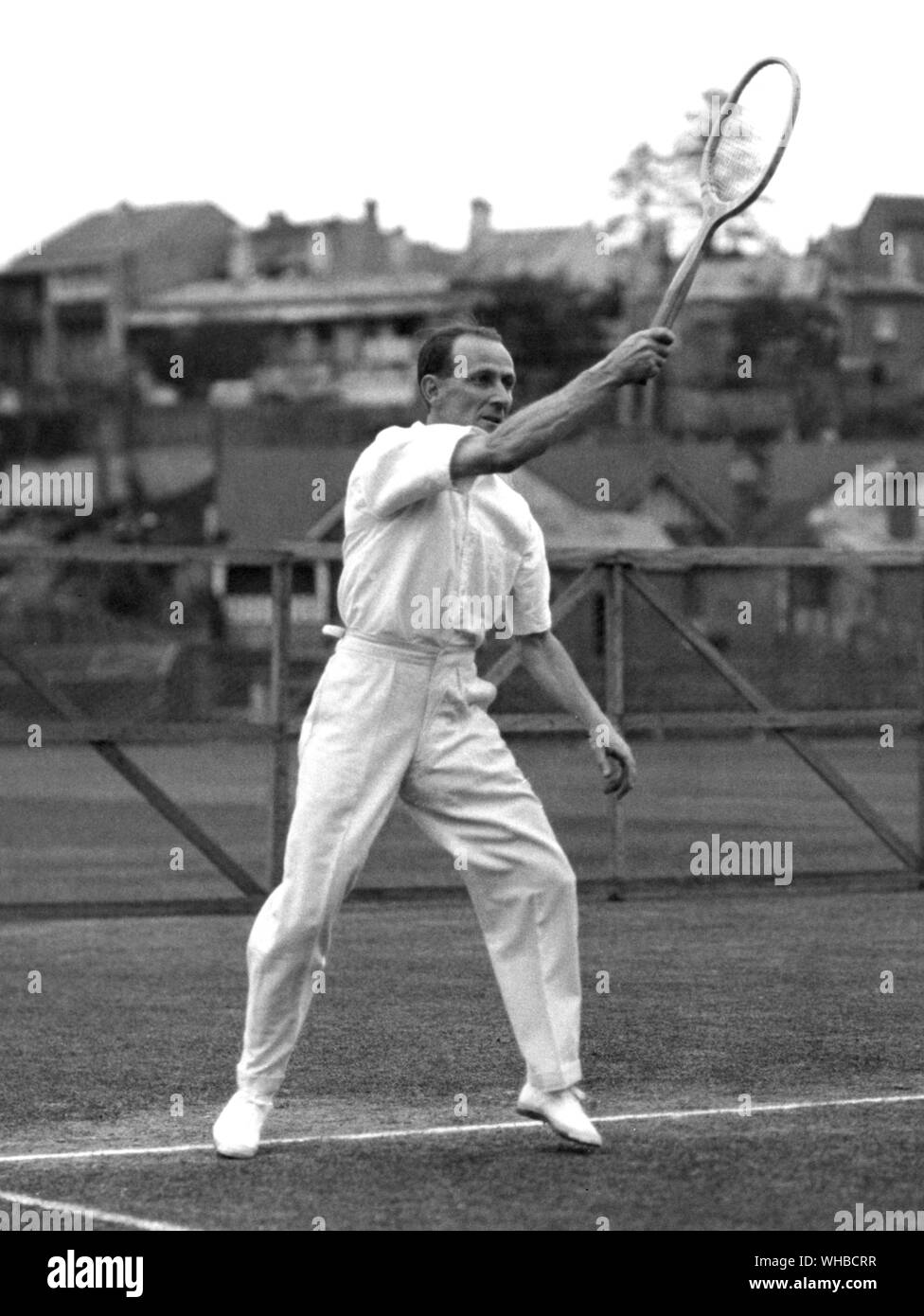 P. O'Hara - bois - joueur de tennis. O'Hara Wood, Hector (Pat) (1891-1961), joueur de tennis international est né le 30 avril 1891. Banque D'Images