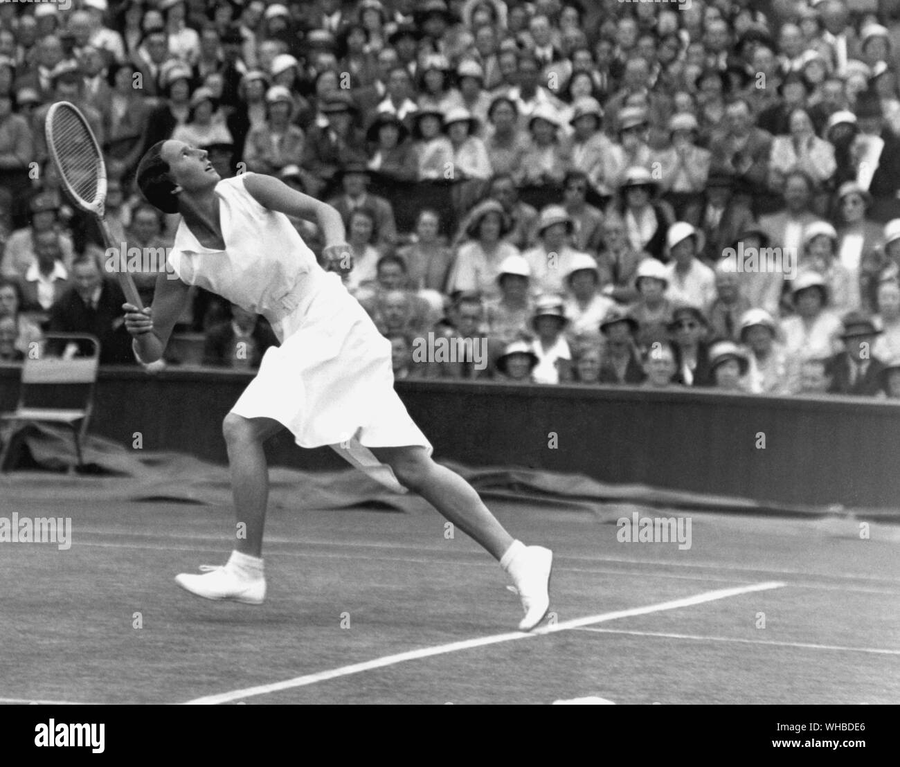 Edith Dorothy peu ronde (13 juillet 1908 - 12 novembre 1982 à Kidderminster, Angleterre) est une joueuse de tennis britannique. Elle est née à Redditch, Worcestershire, Angleterre.. Banque D'Images