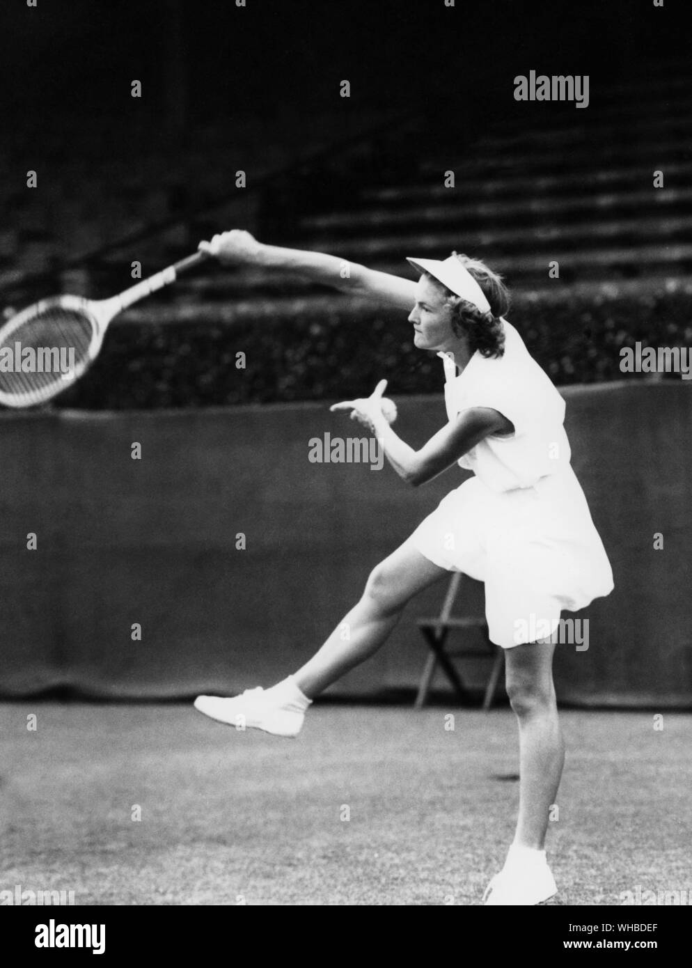 Beryl Penrose - joueur de tennis. Banque D'Images
