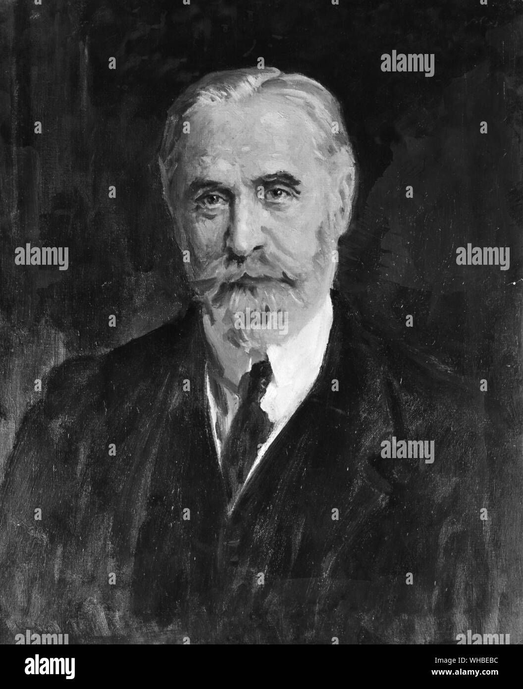 Bradley portrait par R G Eves . . Francis Herbert Bradley (30 janvier 1846 - 18 septembre 1924) était un philosophe idéaliste britannique Banque D'Images