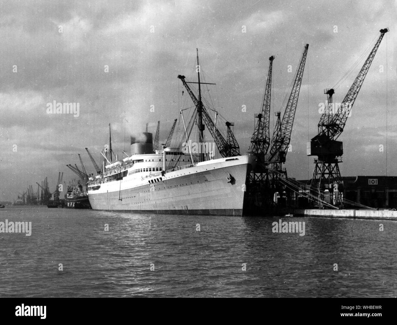 L'extension des quais, Southampton, Hants. Construit entièrement sur sol réclamés sur le bord de l'eau.. Banque D'Images