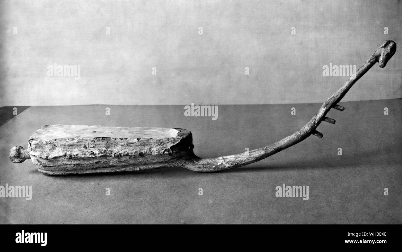 Instrument de musique - cordes égyptiennes - State Museum, Berlin.. Banque D'Images