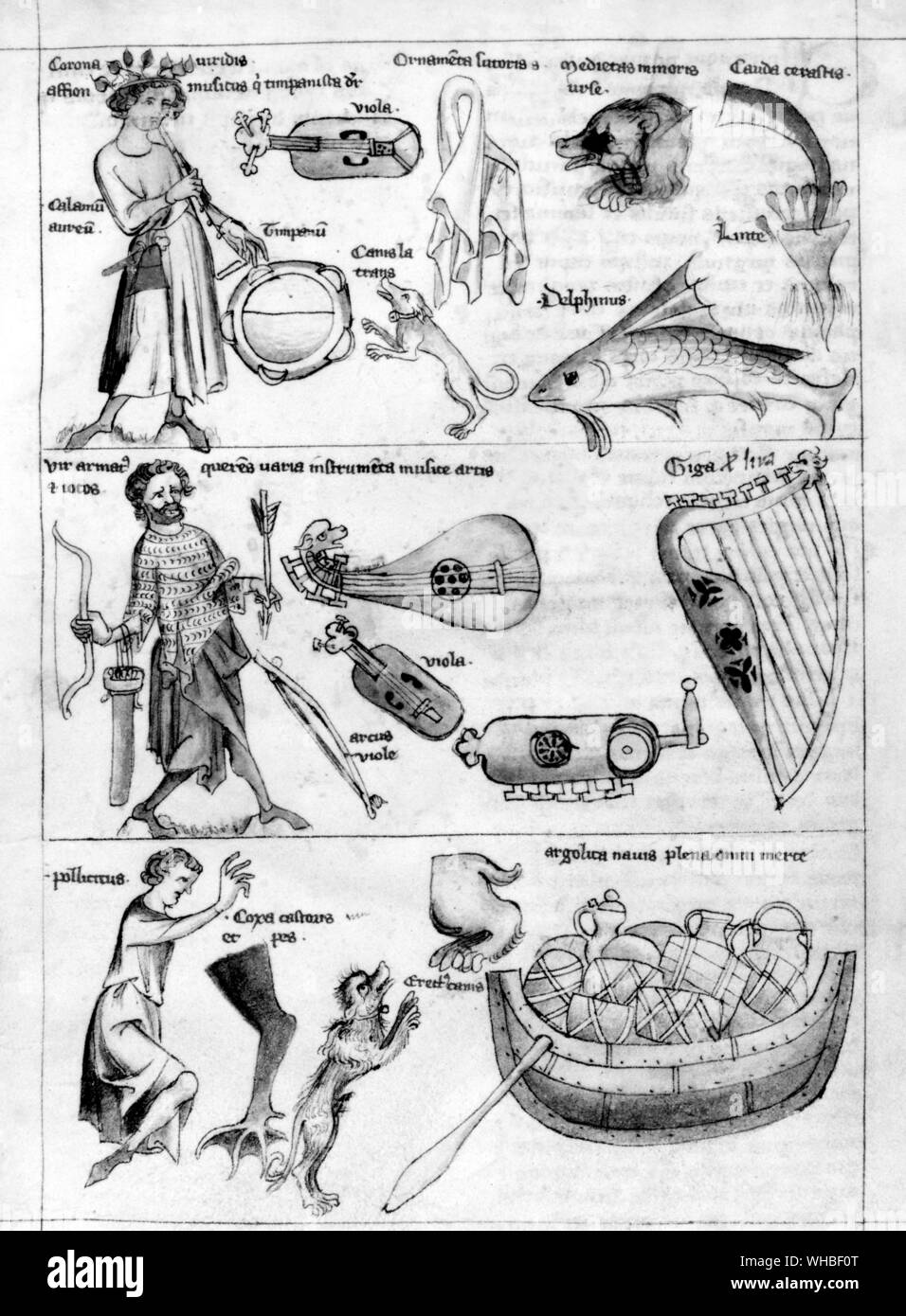 Instruments de musique Banque D'Images