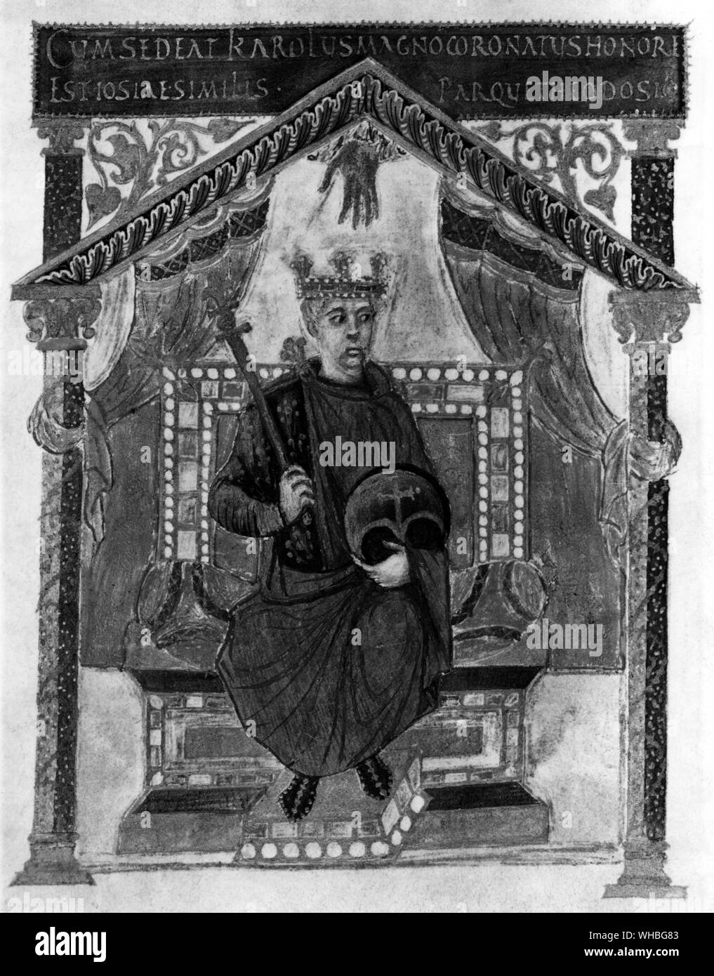 Karl d Kahte couronne et Sceptre Banque D'Images