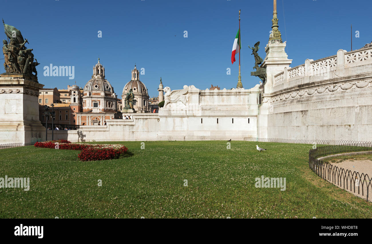 Monument de Vittorio Emmanuele II à Rome, Italie Banque D'Images