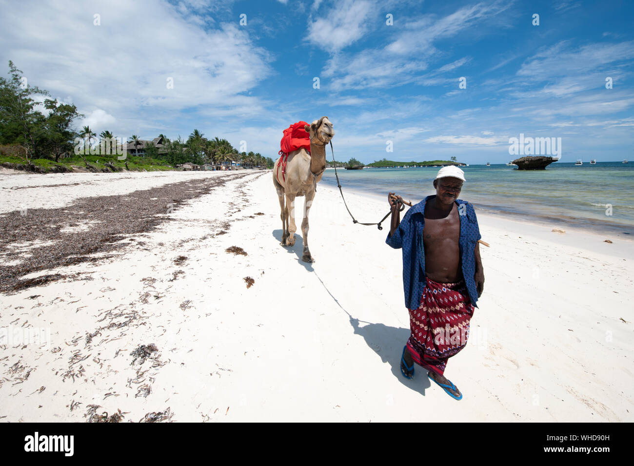 Plage de Watamu Kenya Afrique Banque D'Images