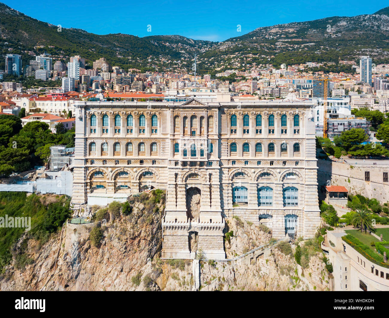 Le musée océanographique ou Musée Océanographique est un musée des sciences de la mer de Monaco à Monaco Banque D'Images