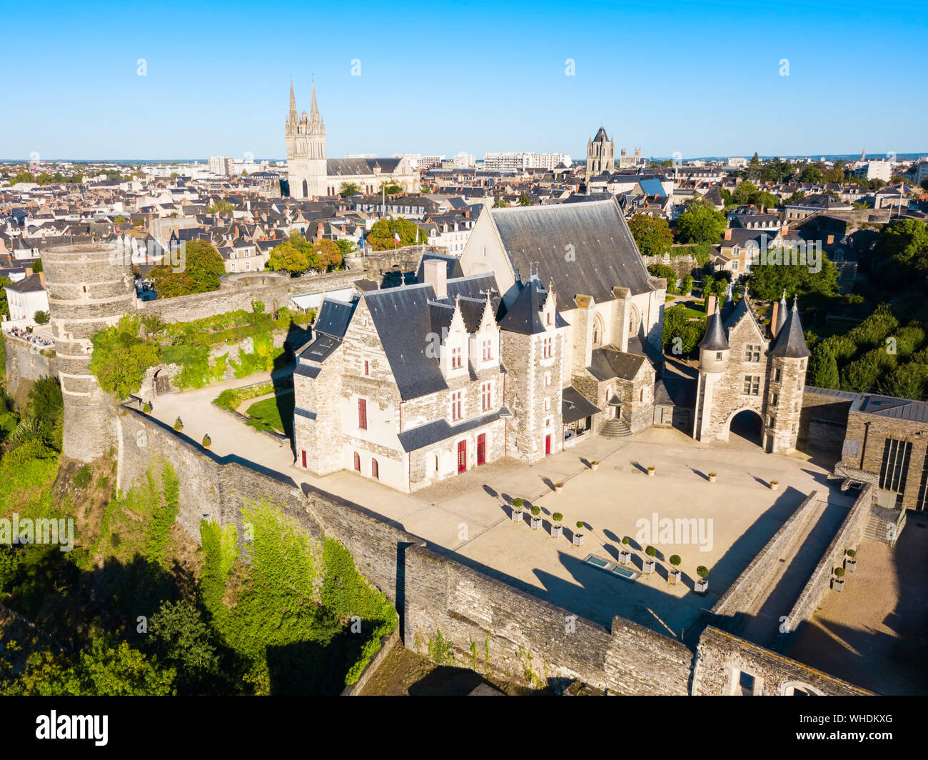 Chateau Angers est un château à Angers city dans la vallée de la Loire ...