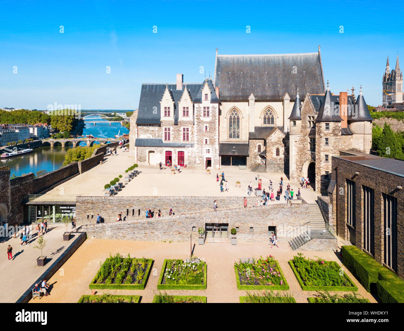 Chateau Angers est un château à Angers city dans la vallée de la Loire ...