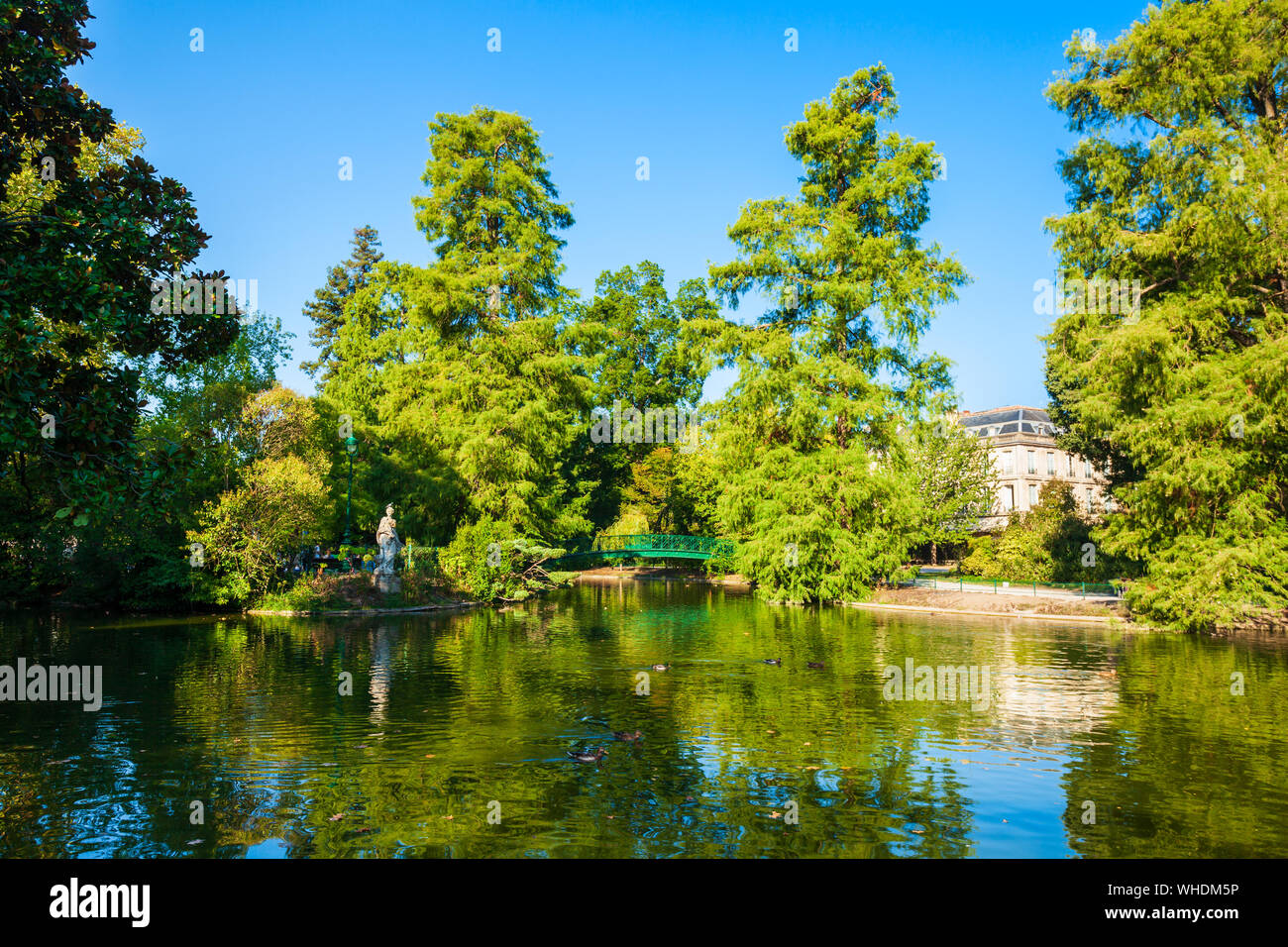Jardin public de Bordeaux Jardin public ou de Bordeaux en France Banque D'Images