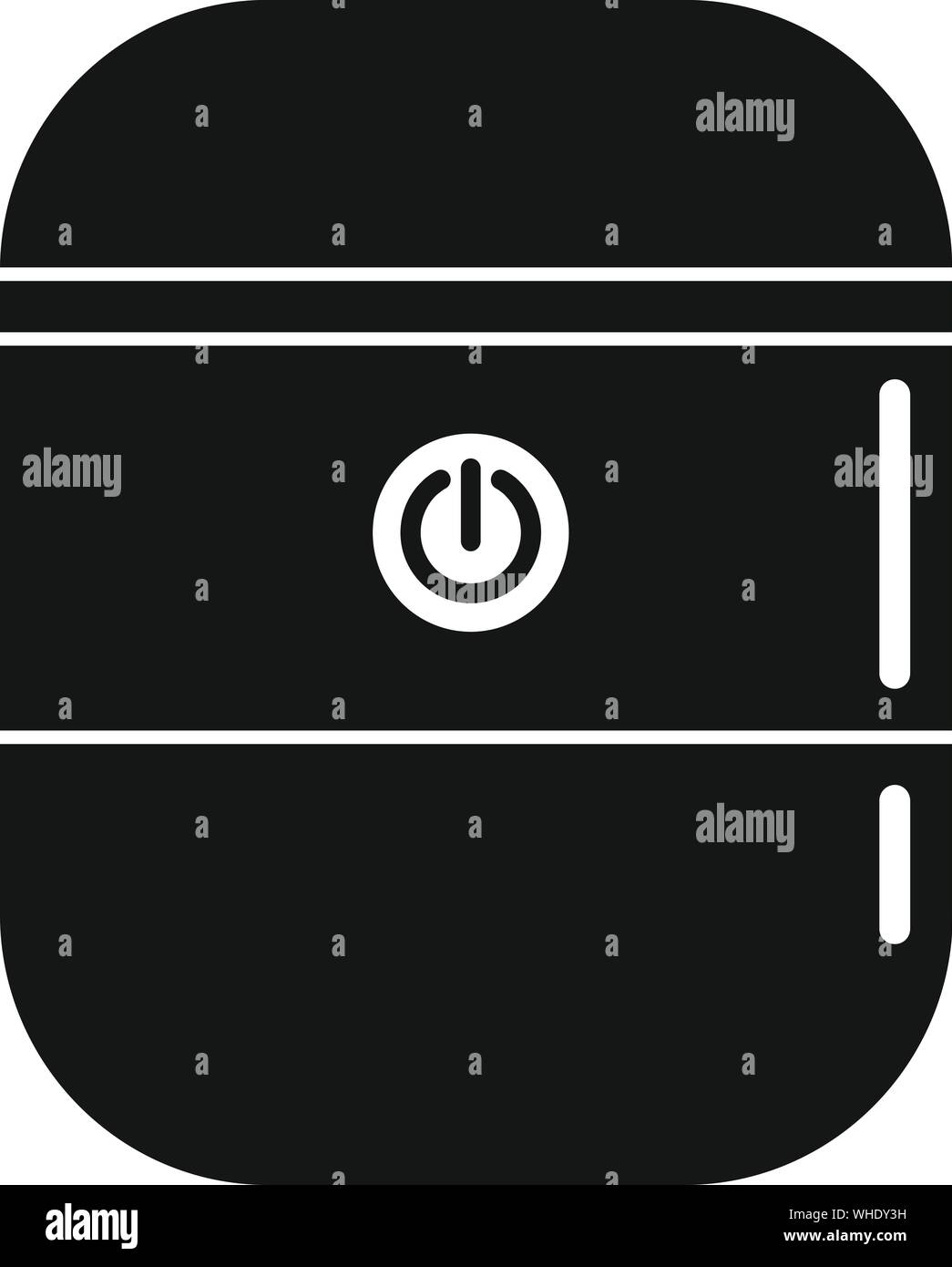 Système smart icône de haut-parleur. Simple illustration de l'icône vecteur smart speaker system pour la conception web isolé sur fond blanc Illustration de Vecteur