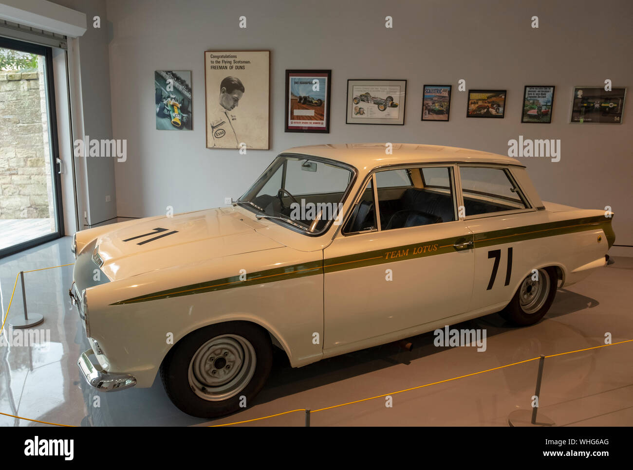 Le Jim Clark Museum de Duns, Berwickshire, en Écosse Banque D'Images