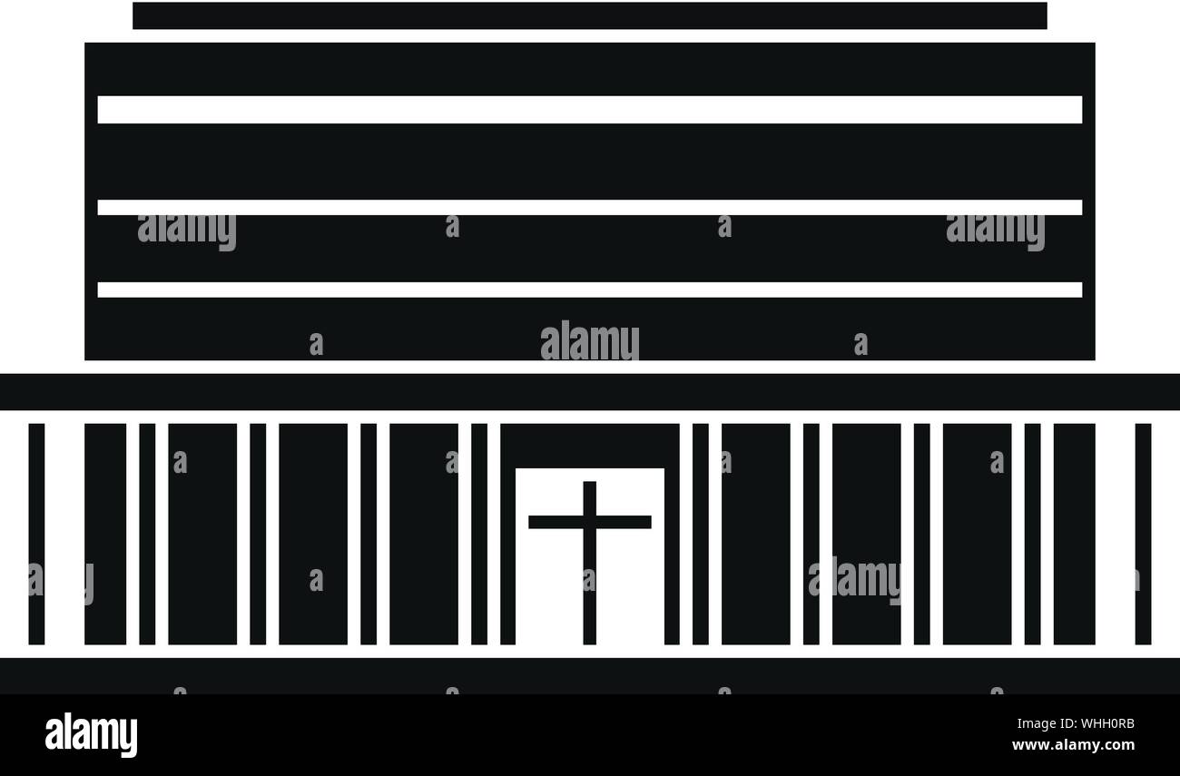 L'icône du centre commercial. Simple illustration du Centre mall icône vecteur pour la conception web isolé sur fond blanc Illustration de Vecteur