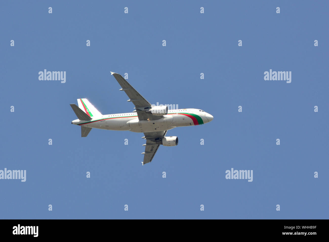 Gouvernement bulgare - avion Airbus A319-112 Banque D'Images